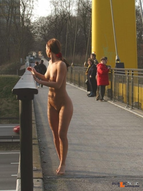 Public nudity photo girls naked outdoors:Turning heads Follow me for more public... Public Flashing
