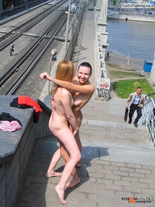 Public nudity photo girls naked outdoors:Hug Follow me for more public... Public Flashing