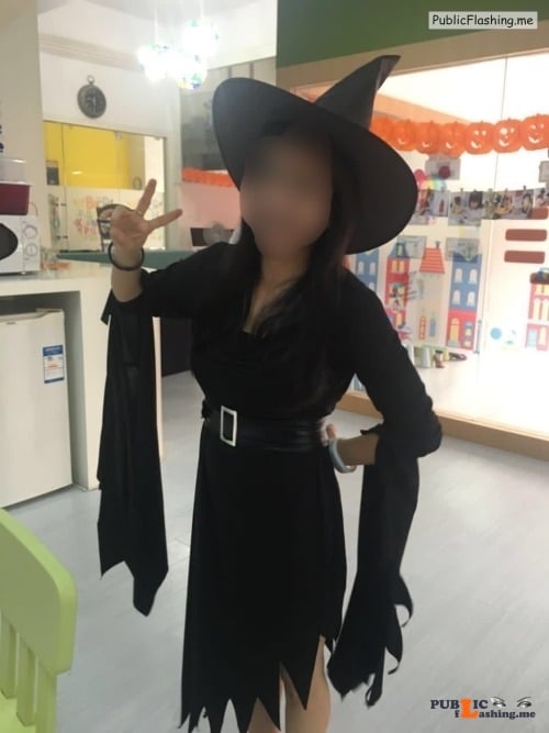 No panties lbfm naughty: lbfm naughty: The wicked little witch at her... pantiesless Public Flashing