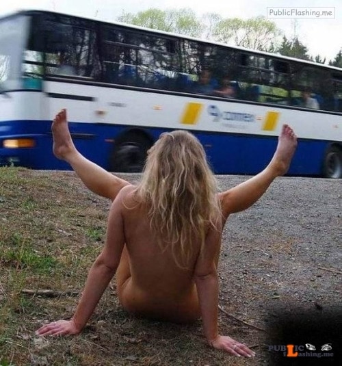 Public nudity photo laid in public places:flash Follow me for more public... Public Flashing