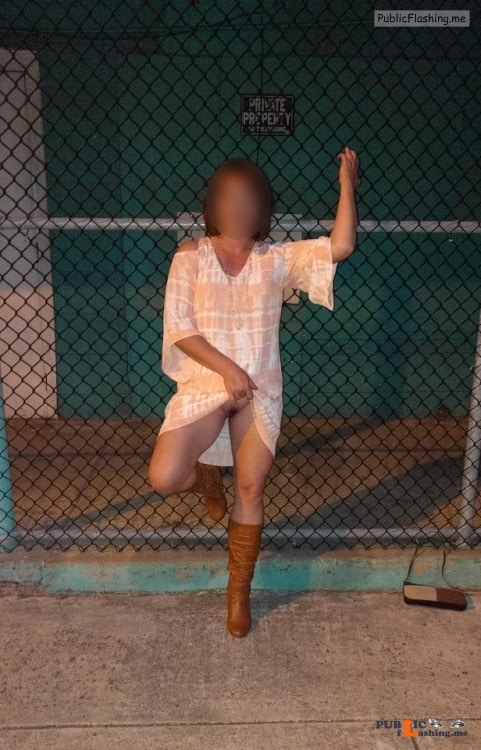 No panties 23noregrets: Jack took this pic randomly the night we went to a... pantiesless Public Flashing