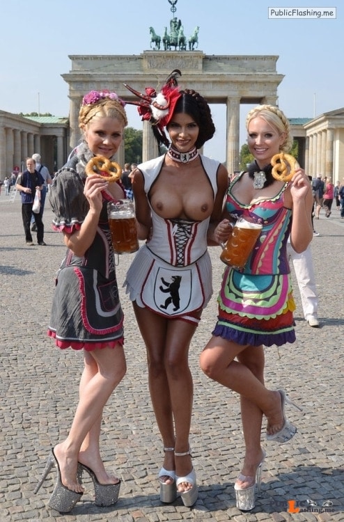 Public nudity photo festivalgirls:Oktoberfest Fraulein http://tiny.cc/cwqtiy Follow... Public Flashing