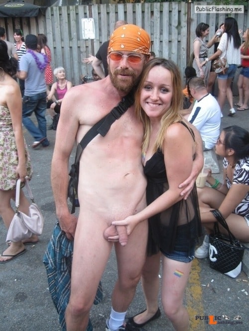 Public nudity photo Follow me for more public exhibitionists:... Public Flashing