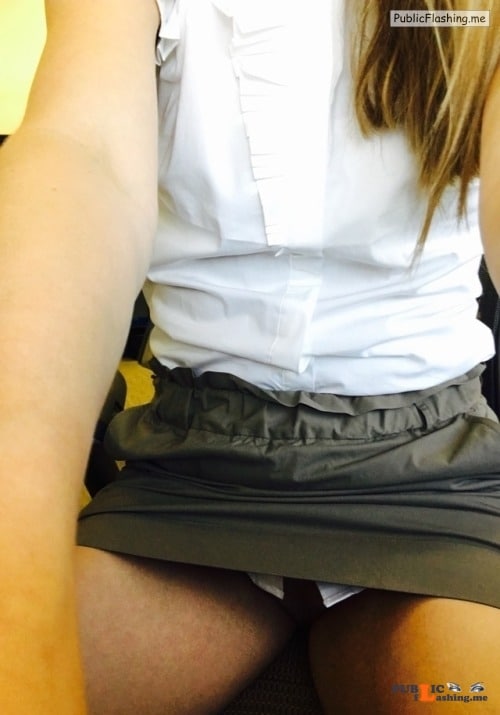 No panties princesskinkyboots: Almost no one else in the office pantiesless Public Flashing