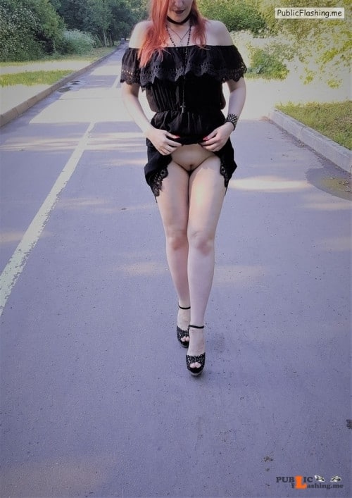 No panties anndarcy: I often go out without panties. Do you like... pantiesless Public Flashing