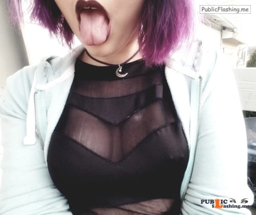 No panties apricotsun: Hard a little goth vibe going today thinking about... pantiesless Public Flashing