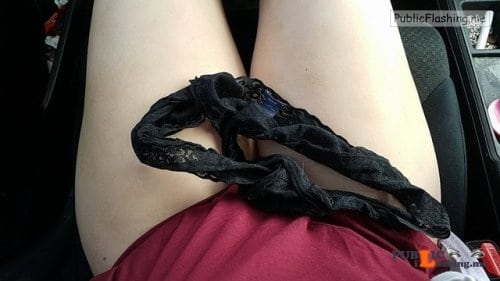 No panties hisdirtylittlewhore1127: Got my oil changed today, decided to... pantiesless Public Flashing