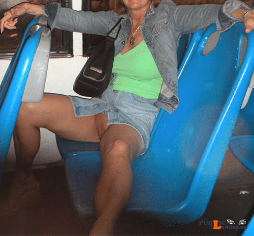 Exposed in public yourhappytraveler: Public bus ride in Cancun. Public Flashing