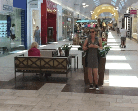 Exposed in public exhibitionist wife: Mall flashing practice Public Flashing