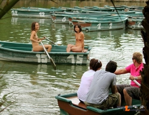 Public nudity photo fanofenf:Hannah told Rebecca the lake was always quiet, that no... Public Flashing