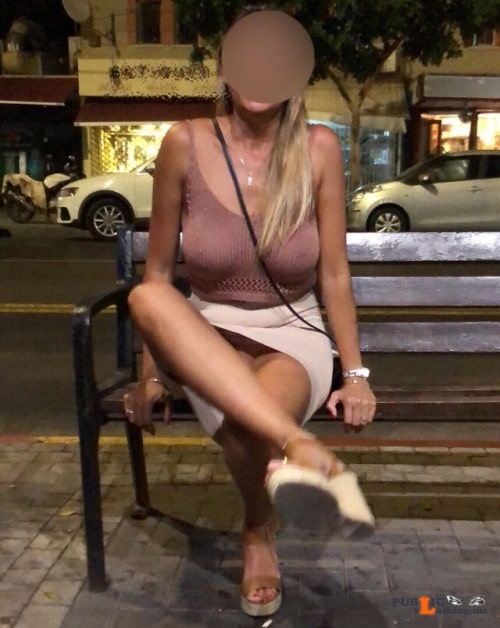 No panties hornywifealways: Do you like what you see? Re post pantiesless Public Flashing