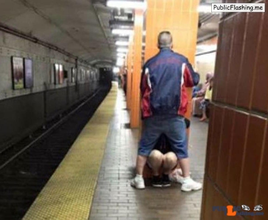 Public Flashing Pictures Caught in act pics Caught in act Blowjob pics Blowjob Amateur pics Amateur  : Couple get caught in subway station during the blowjob. Horny guy and girl were thinking that nobody sees them because they were hidden behind some pillar but they were very wrong. While girl was down and busy guy was holding...