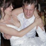 Accidental nipple slip on wedding