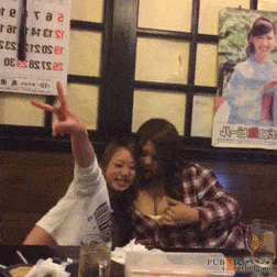 wives flash tits at dinner in restaurant - Asian teens flashing tits in restaurant Cute Asian teen girls are having a good time in some public restaurant. While they are saying hello to the camera one of these 2 Japanese beauties are flashing her big natural boobs and... - Amateur