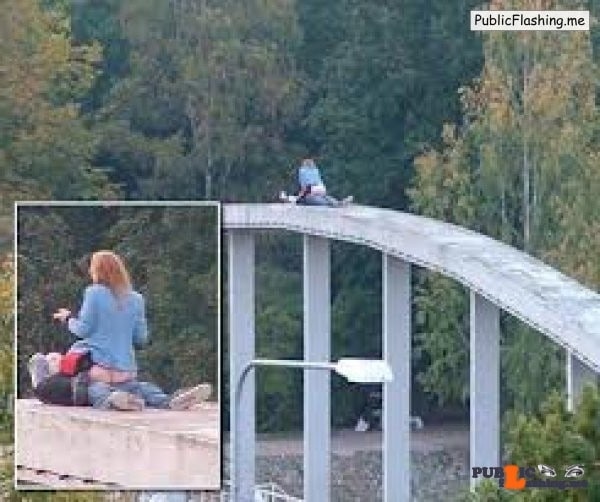 Amateur: Public sex on an arch of the bridge in Czech Republic Exibitionist couple  from Czech Republic decided to try something incredible. They picked the top of an arch of some bridge as a perfect place for sex in public. Horny and...