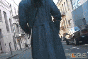 gif public flash - Girl flashing ass with a butt plug on the public street Slim slut decided to take a walk down the public street with butt plug inserted in her ass. She is wearing mini dress, coat and boots but there are... - Ass