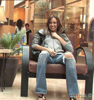 public boob flash gif - Shy teen flashing boobies in shopping mall What an adventure for teen babe. She is doing something really wild with her boyfriend. Flashing tits in shopping mall full of strangers is one of the wildest things this cute teen brunette... - Amateur