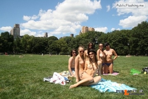 Public nudity photo groupofnakedgirls: Want to see more groups of naked girls?... Public Flashing