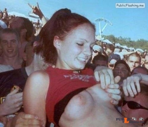 Public nudity photo drunk2outdoor: Follow me for more public exhibitionists:... Public Flashing