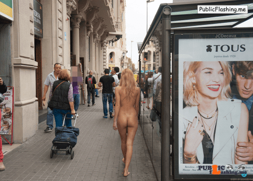 public nakedness - Public nudity photo thelifeoftami:As I noted, her nakedness makes her stand out, and… - Public Flashing Photo Feed