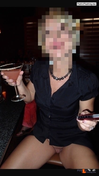Public Flashing Photo Feed Hot Wife  : No panties hotwifekelli: Wife at the bar with NO PANTIES!!!   LOVE IT!!! pantiesless