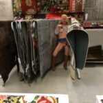 flashing in the supermarket