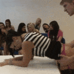 ass flash gif