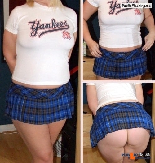 real short skirt on golf course - No panties mysexywife79: Yankees tee and short skirt, no underwear ? pantiesless - Public Flashing Photo Feed