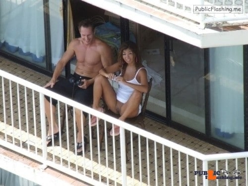 hotel window oops - Public nudity photo carelessnaked:In a short dress and showing her pussy from hotel… - Public Flashing Photo Feed