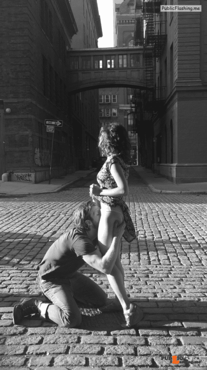 girls bending over no panties - Cunnilingus in public on intersection Pussy licking in public street on intersection. A guy is on knees with a face stuck in cute girl’s crotch while she is holding her dress up. - Public Flashing Photo Feed