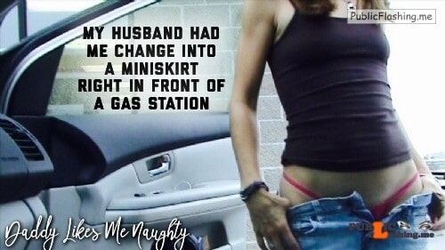 Public Flashing Pictures Public Flashing Photo Feed Hot Wife Pics Hot Wife Amateur pics Amateur  : My hubby had me change into a miniskirt right in front of a gas station. Daddy likes me naughty so i took down my trousers and let everyone to stare into my juicy ass in pink thong. My hubby loves...