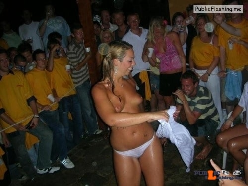 oops tits in public - Public nudity photo Follow me for more public exhibitionists:… - Public Flashing Photo Feed