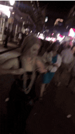 Public Flashing Photo Feed: Exposed in public Mardi Gras flash & shake…