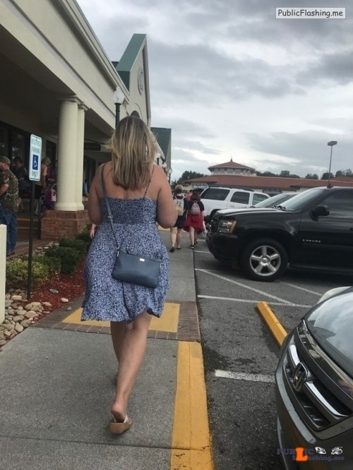 vacation - No panties fatherxxx: Just out shopping while on a vacation. pantiesless - Public Flashing Photo Feed
