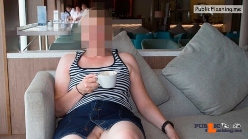 wife panieless in a bar - No panties just-my-wife-and-nothing-else: At another coffee shop. This… pantiesless - Public Flashing Photo Feed