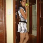 No panties yola-loca: have an apple ?!!! ? pantiesless