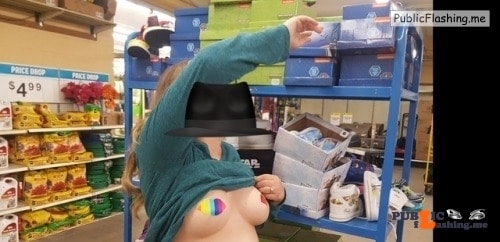 flashing in store - Flashing in public store This was submitted anonymously and of course had to post it…. - Public Flashing Photo Feed