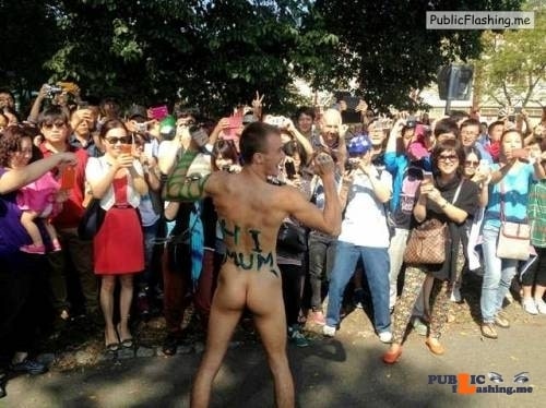 asian public - Public nudity photo lets-start-with-this:The WNBR – Asian tourists seem to love… - Public Flashing Photo Feed
