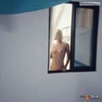 dick flash from window