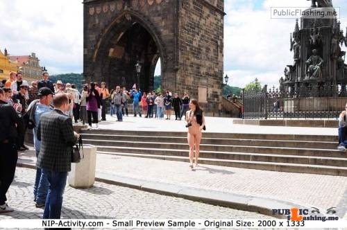 Public Flashing Photo Feed  : Public nudity photo nipactivity:MonaLee in Prague Follow me for more public…
