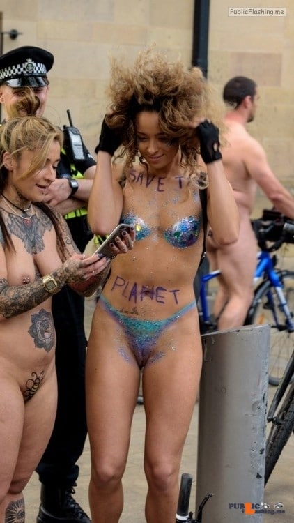 girls flashing gif - Flashing in public photo thenetty:WNBR Manchester 2017 – save-the-planet-girl - Public Flashing Photo Feed