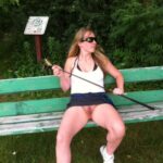 public pussy upskirt