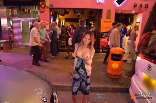 flash me in public - Public nudity photo Follow me for more public exhibitionists:… - Public Flashing Photo Feed