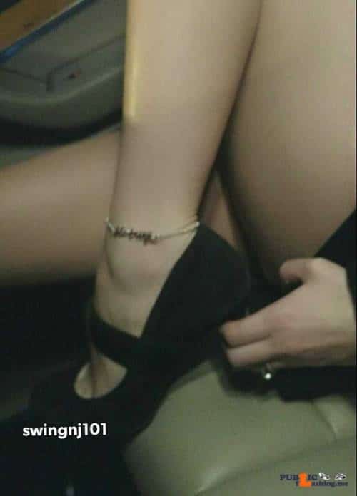 our hotwife forum - No panties swingnj101: “Hotwife”anklet and no panties. pantiesless - Public Flashing Photo Feed