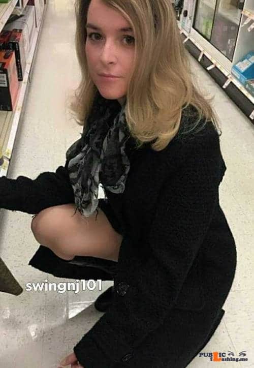 Public Flashing Photo Feed  : No panties swingnj101: Monday night shopping trip was so much fun with… pantiesless
