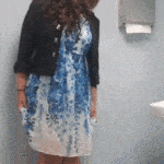 touching her pussy in public gif