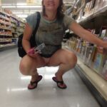 wife flashing bush