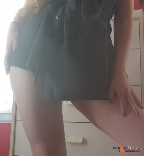 Afternoon Delight: Bedroom Tease with Barely Covered Cunt