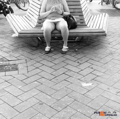 Public Flashing Photo Feed  : No panties Pantyless vacation, a break from the city-walk. Every day is… pantiesless