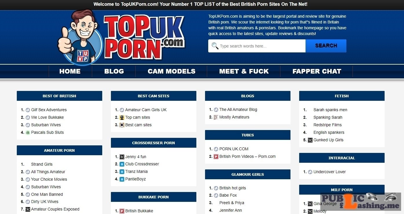 Amateur: You are British and you are addicted to porn? There are no better words to introduce you to a website you are looking for than simply quoting the welcome message from it: “Welcome to UKPorn! Your Number 1 TOP LIST...